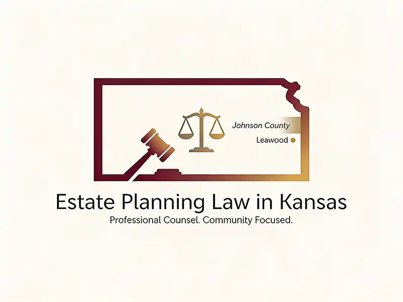 Kansas state outline representing state-specific estate planning laws and regulations